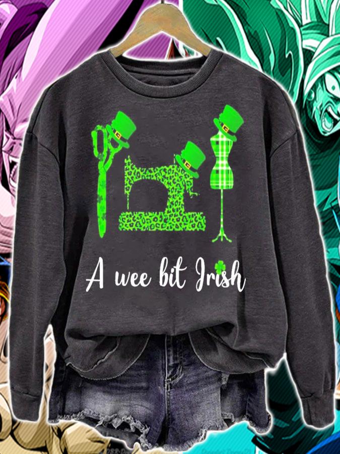 A wee bit Irish St.Patrick's Day shirt sweatshirt
