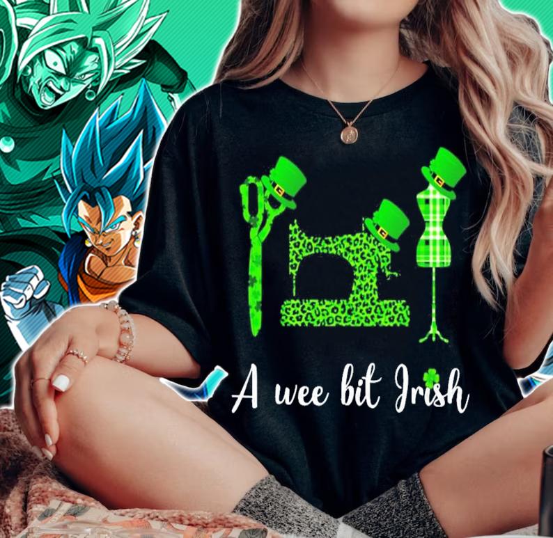 A wee bit Irish St.Patrick's Day shirt woman shirt