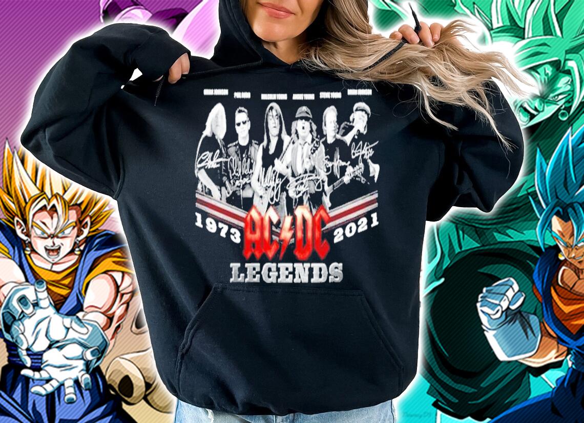 ACDC 1973-2021 Legends signatures shirt hoodie