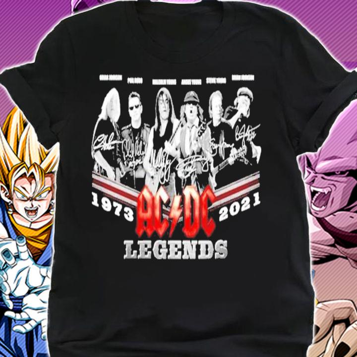 ACDC 1973-2021 Legends signatures shirt shirt