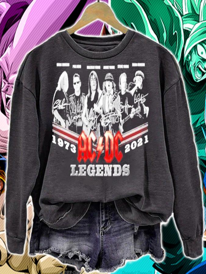 ACDC 1973-2021 Legends signatures shirt sweatshirt