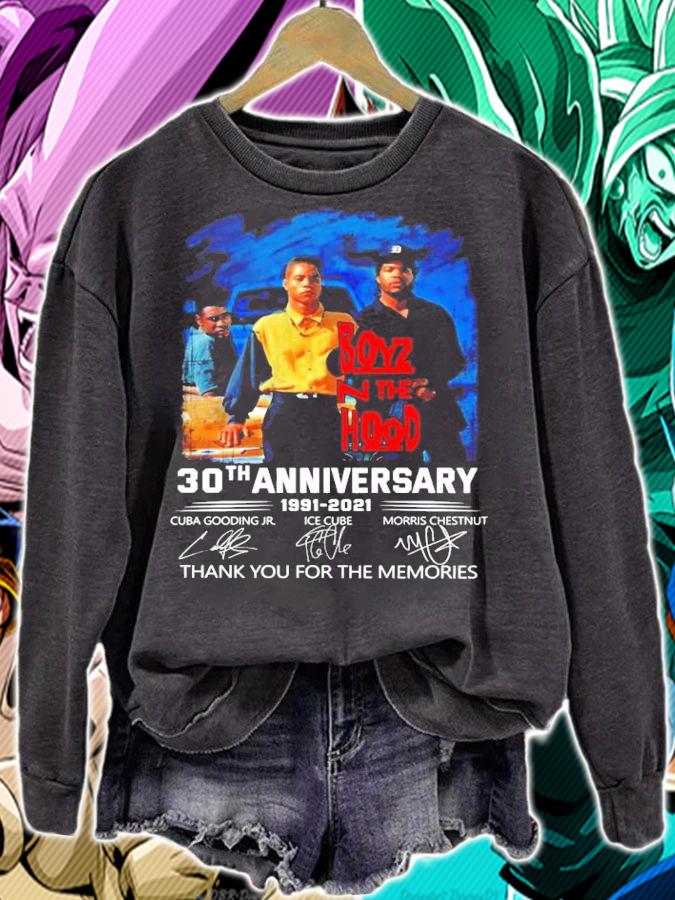 Boyz N The Hood 30th anniversary 1991-2021 thank you for the memories shirt sweatshirt