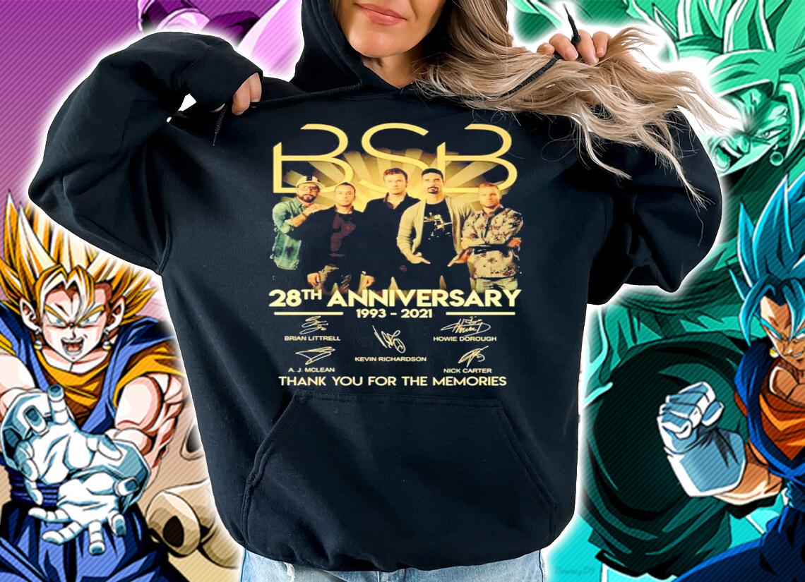 BSB 28th anniversary 1993-2021 thank you for the memories t-shirt hoodie