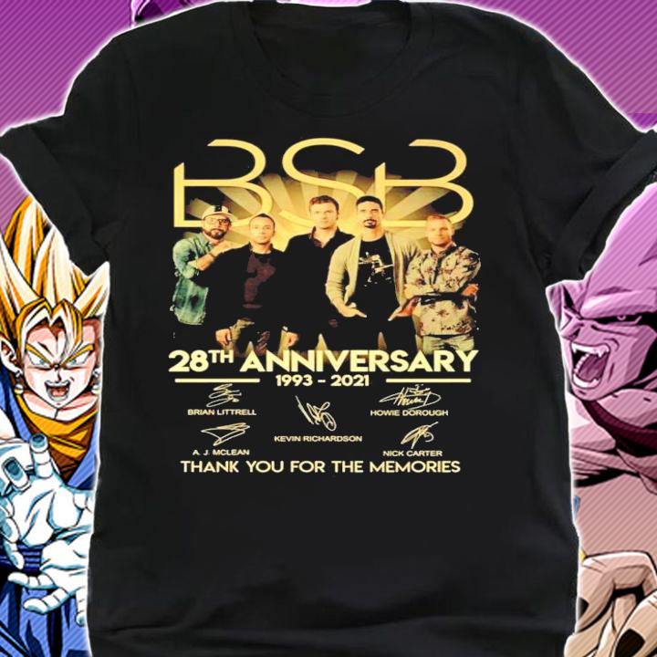 BSB 28th anniversary 1993-2021 thank you for the memories t-shirt shirt