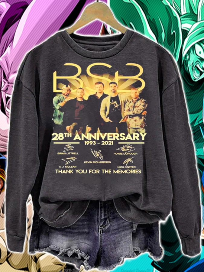 BSB 28th anniversary 1993-2021 thank you for the memories t-shirt sweatshirt