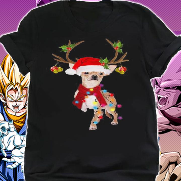 Chihuahua Gorgeous Reindeer Christmas t-shirt shirt