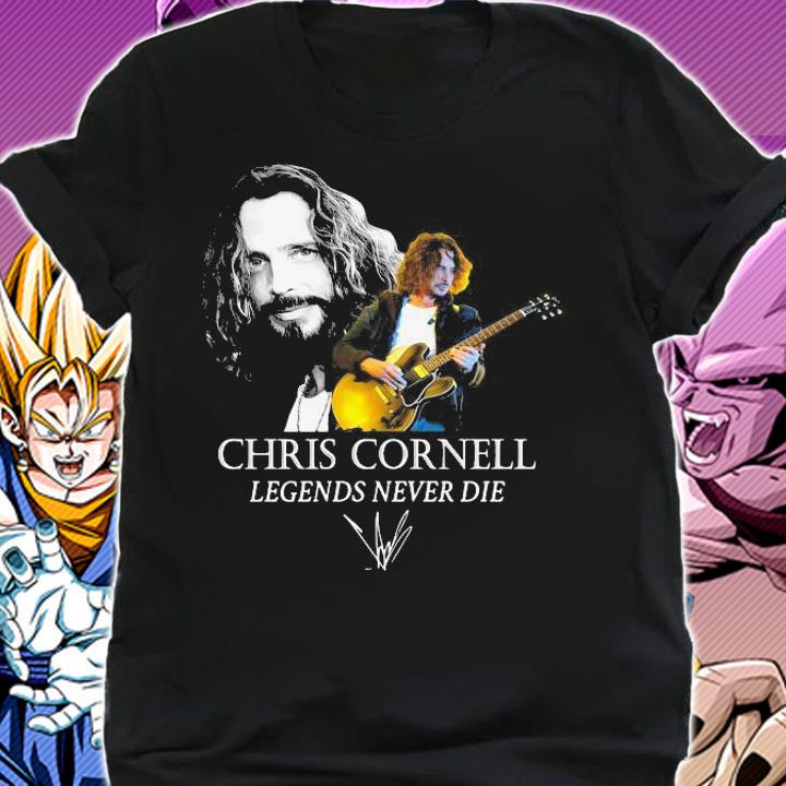 Chris Cornell Legends Never Die Signature t-shirt shirt