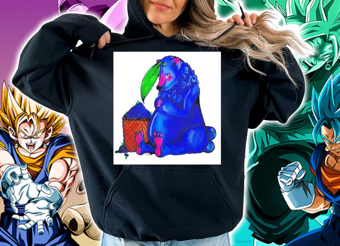 Blueberry bear shirt hoodie