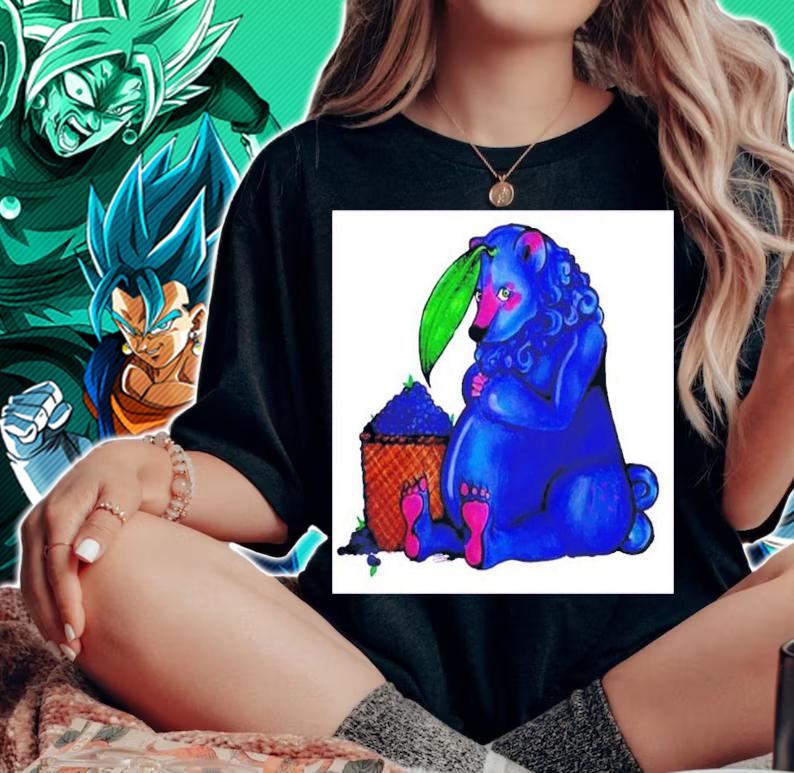Blueberry bear shirt woman shirt
