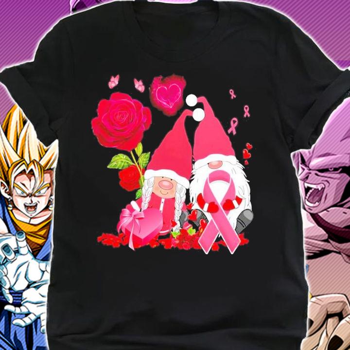 Couple Gnome Valentine Breast Cancer shirt shirt