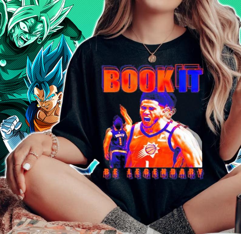 Devin Booker book it be legendary t-shirt woman shirt
