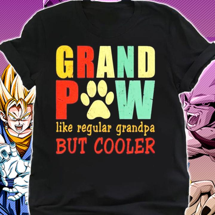 Grand paw like regular grandpa but cooler vintage shirt shirt
