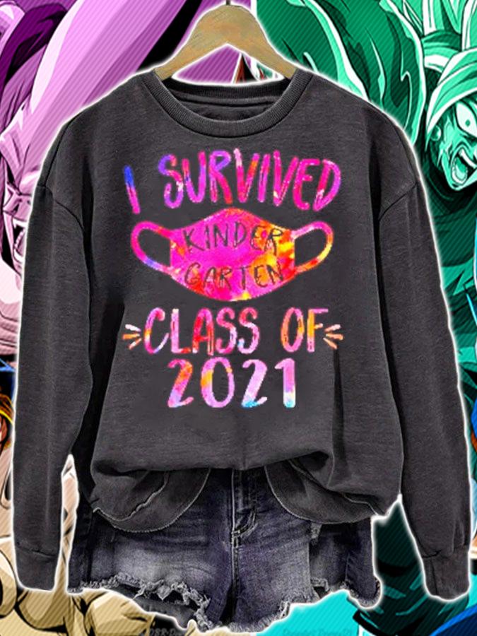 I survived kindergarten class of Covid-19 mask 2021 shirt sweatshirt