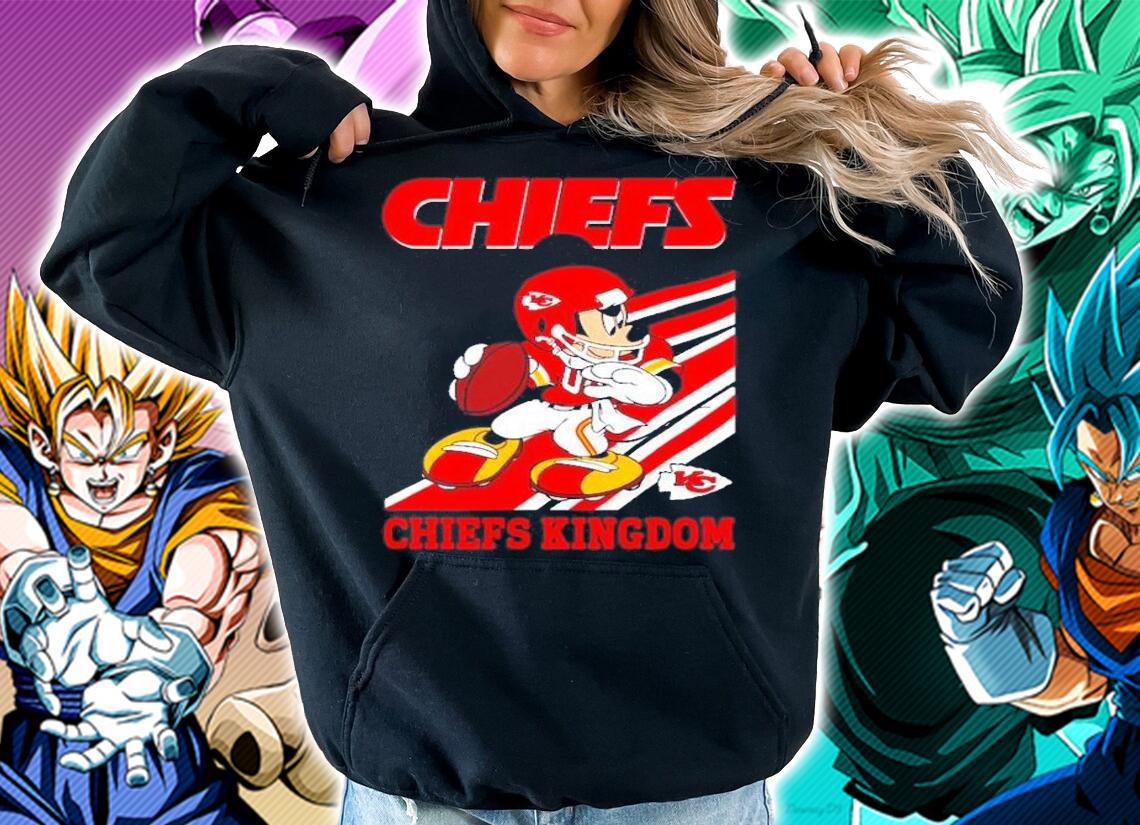 Kansas City Chiefs Slogan Chiefs Kingdom Mickey Mouse NFL shirt hoodie