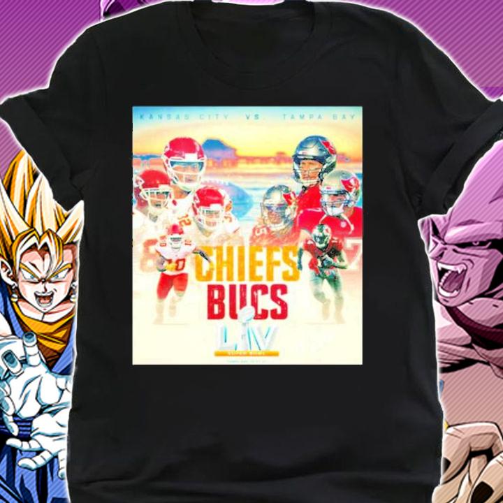 Kansas City Chiefs vs Tampa Bay Buccaneers Super Bowl 2021 poster shirt shirt