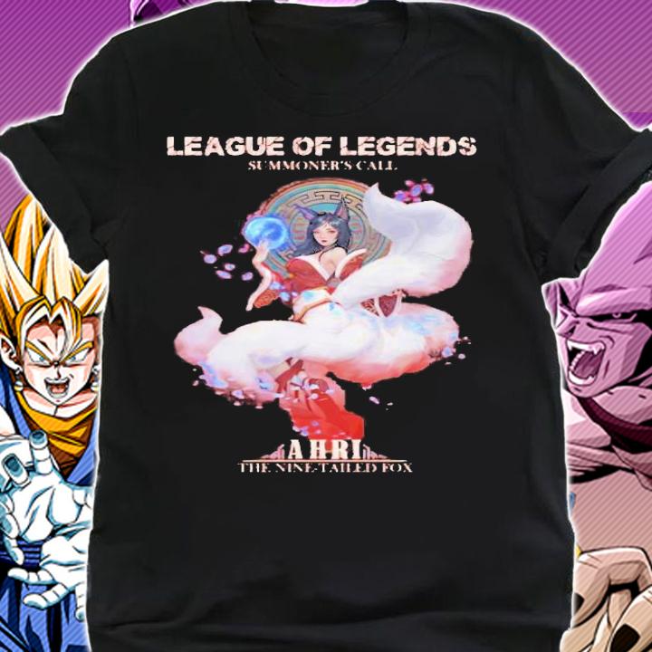 League of legends summoner's call Ahri the nine tailed fox shirt shirt