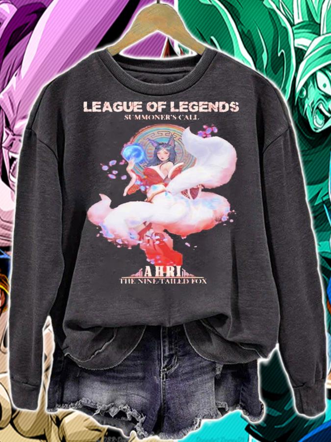 League of legends summoner's call Ahri the nine tailed fox shirt sweatshirt
