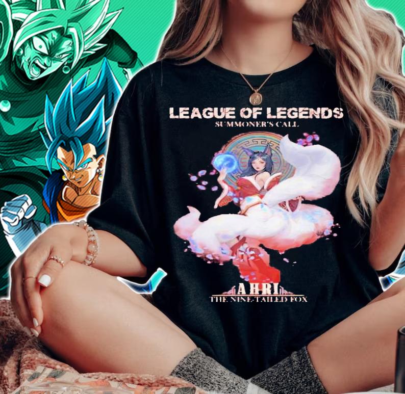 League of legends summoner's call Ahri the nine tailed fox shirt woman shirt