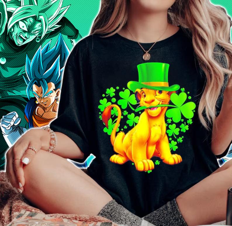 Lion Nala St.Patricks Day Leprechaun shirt woman shirt