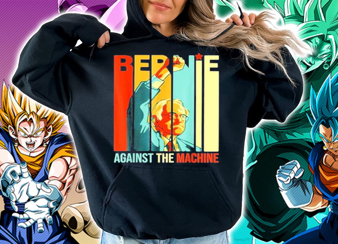 Men's Bernie against the Machine vintage shirt hoodie