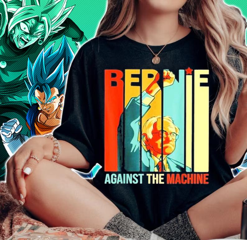 Men's Bernie against the Machine vintage shirt woman shirt