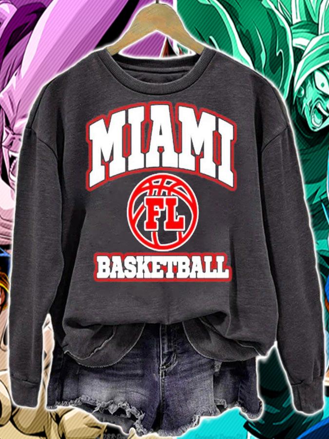 Miami Florida Basketball shirt sweatshirt