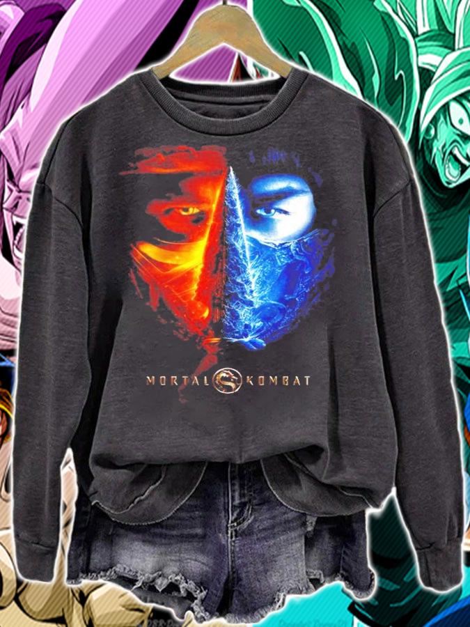 Mortal Kombat Sub-Zero Scorpion shirt sweatshirt