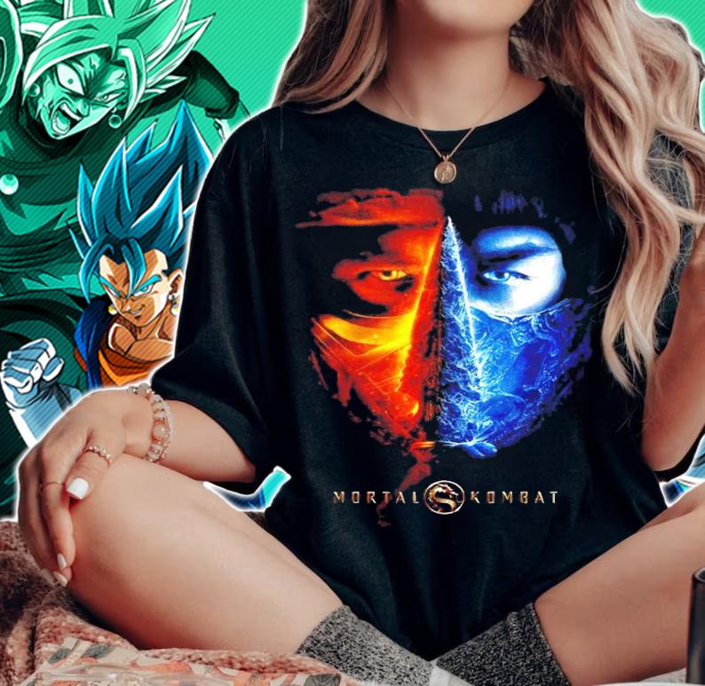 Mortal Kombat Sub-Zero Scorpion shirt woman shirt