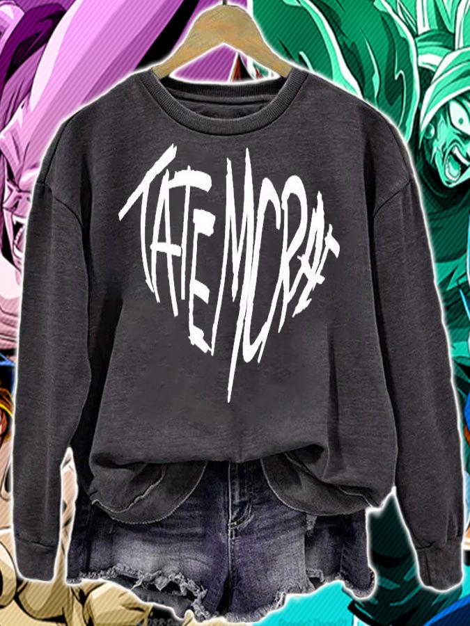 Tate Mcrae Heart Logo T-Shirt sweatshirt