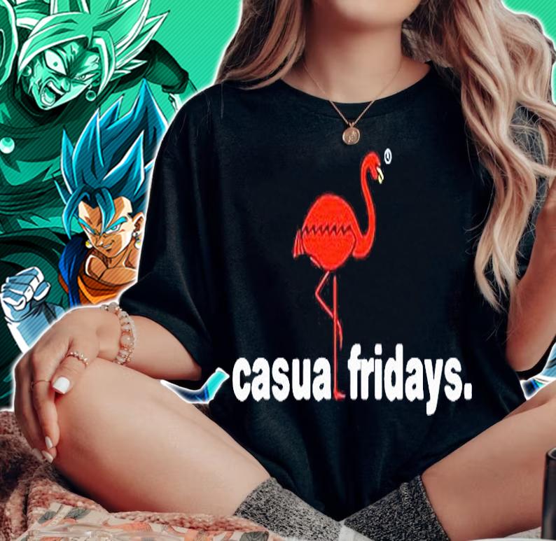 Casual Fridays Flamingo T-shirt woman shirt