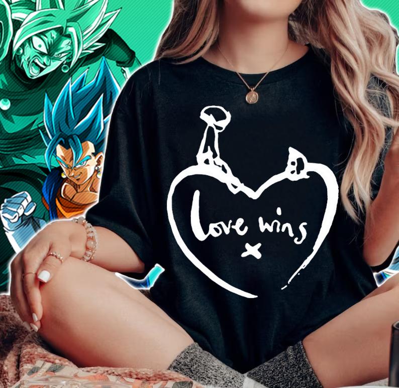Charlie Mackesy love wins shirt woman shirt