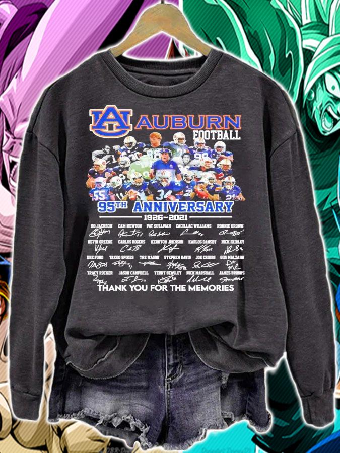 Auburn football 95th anniversary 1926 2021 thank you for the memories shirt sweatshirt