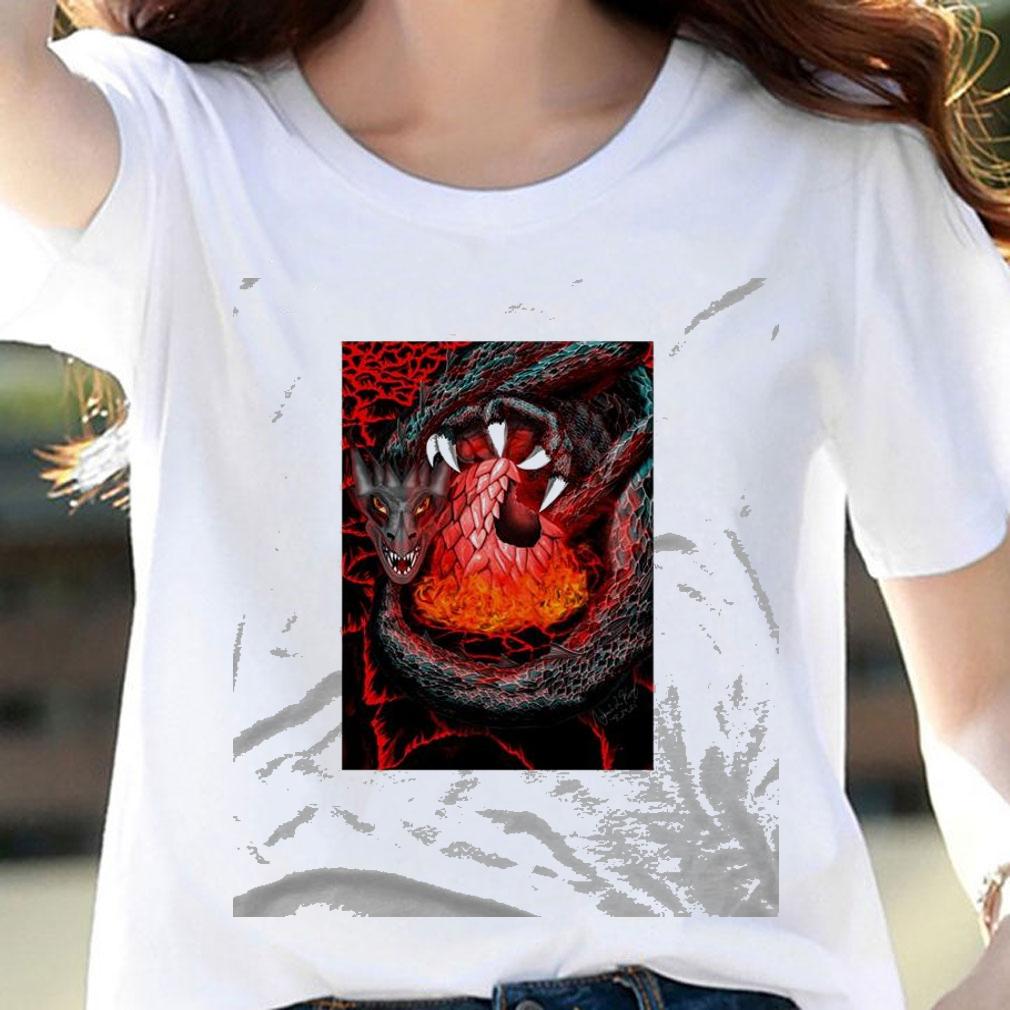 Awesome black Dragon Hunt of Pray poster shirt woman shirt