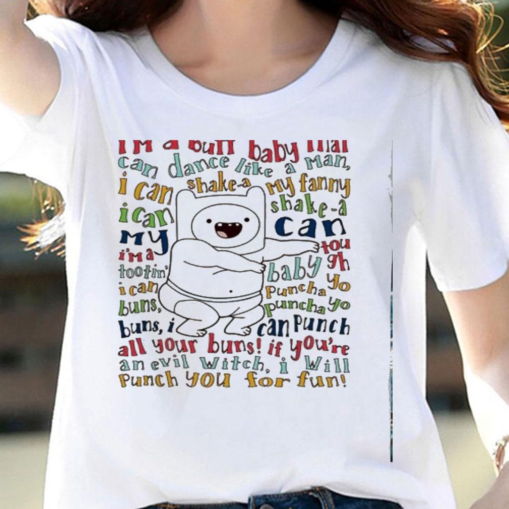 Baby Finn Im Buff Baby Can Dance Like Man Shirt.Jpg woman shirt