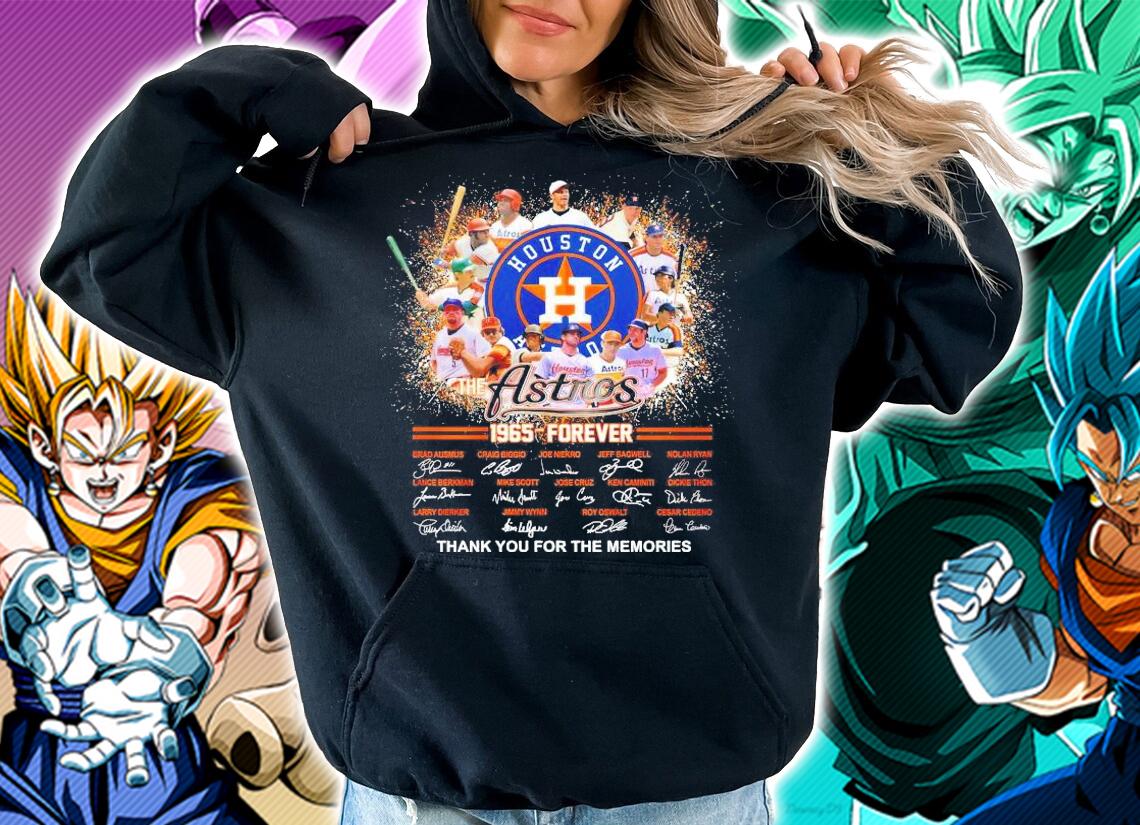 Houston Astros 1965 forever thank you for the memories T-shirt hoodie
