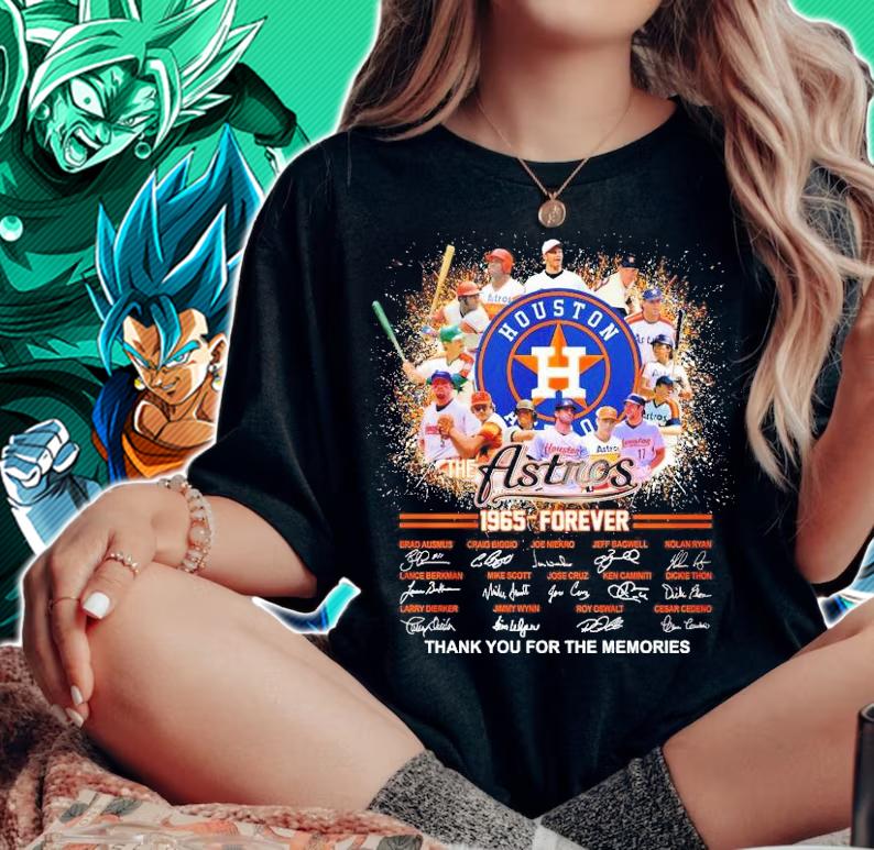 Houston Astros 1965 forever thank you for the memories T-shirt woman shirt
