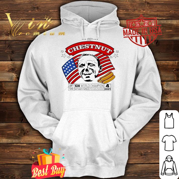 Joey Chestnut 13X World Champion t-shirt hoodie