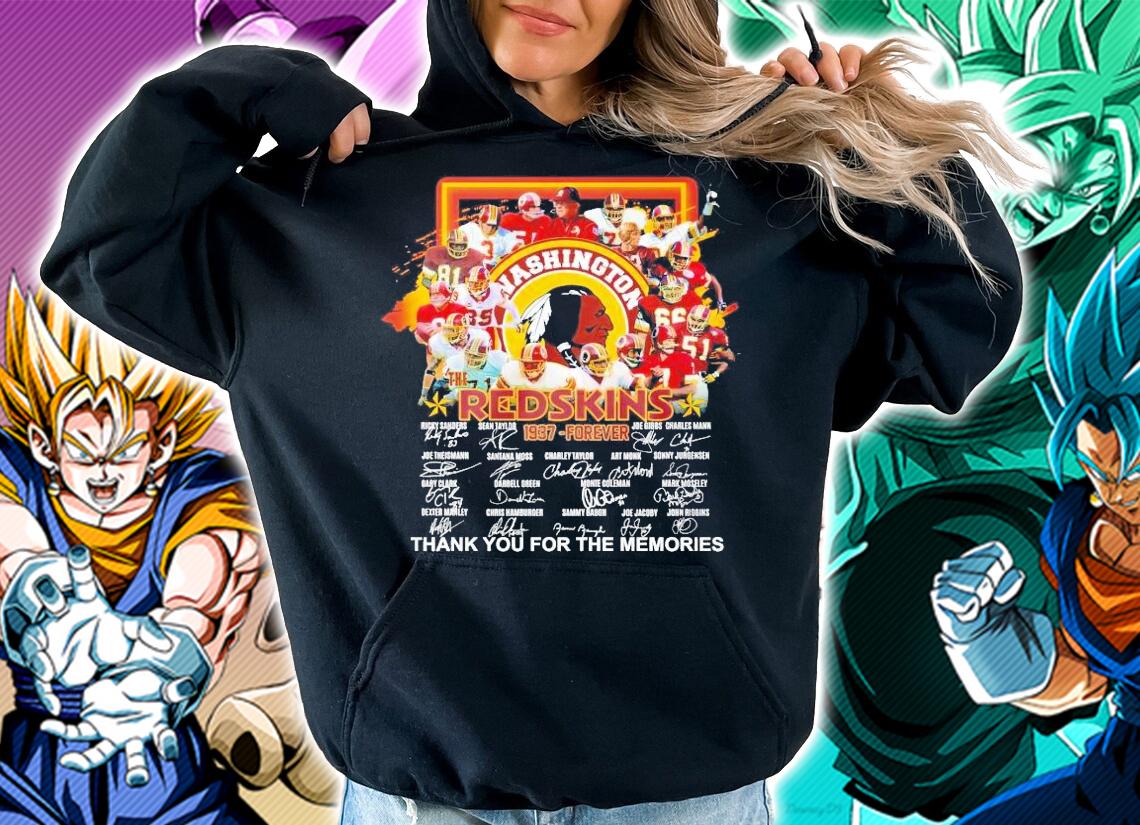The Redskins 1937 forever thank you for the memories shirt hoodie