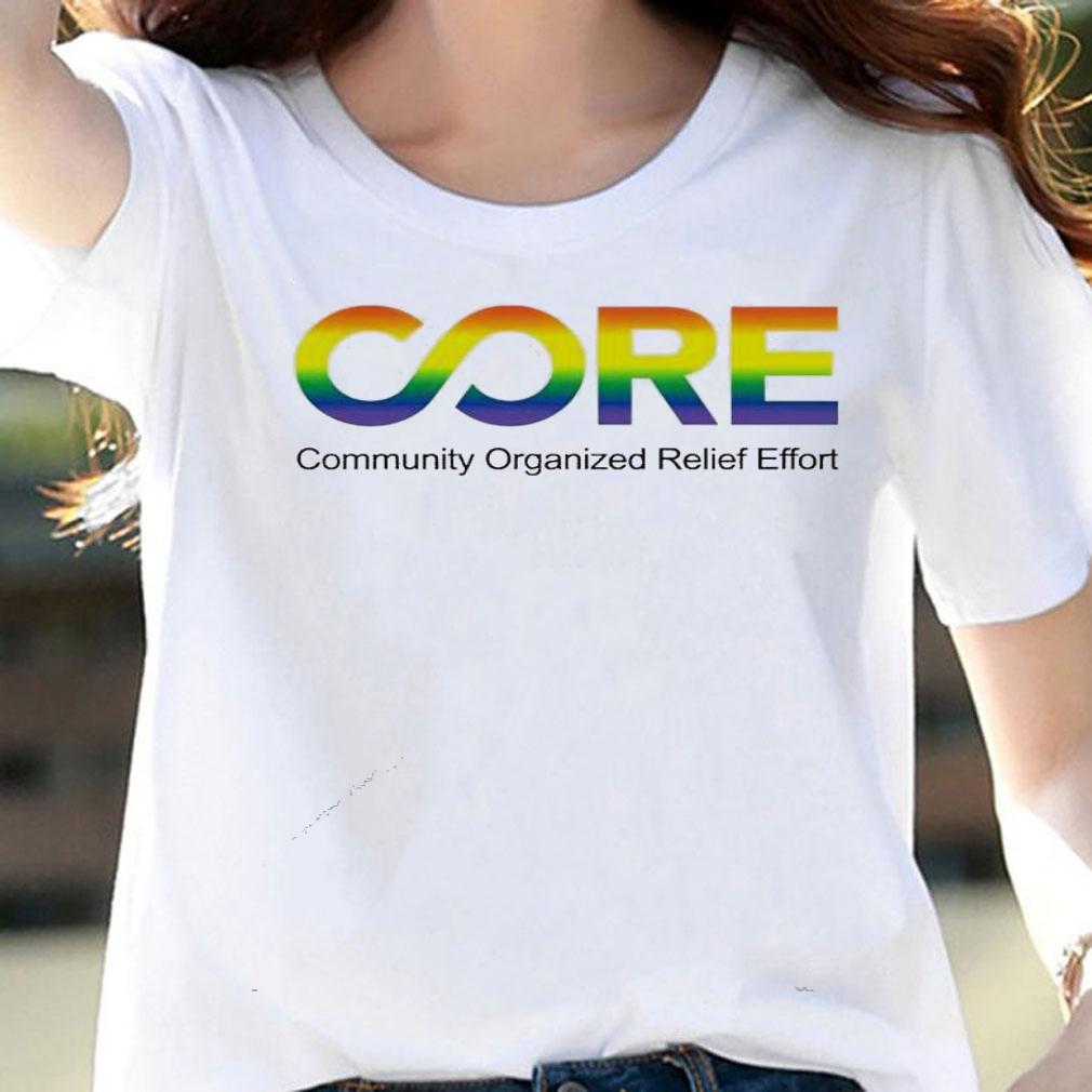 Bradley Cooper core community organized relief effort shirt woman shirt