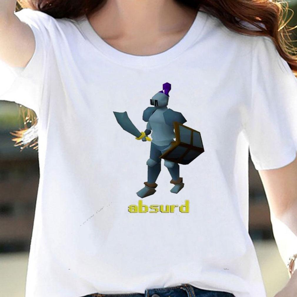Runescape absurd shirt woman shirt