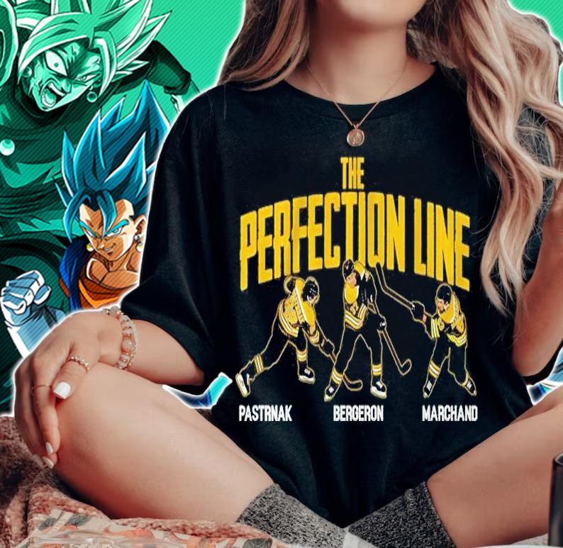 Pastrnak Bergeron and Marchand The Perfection Line shirt woman shirt