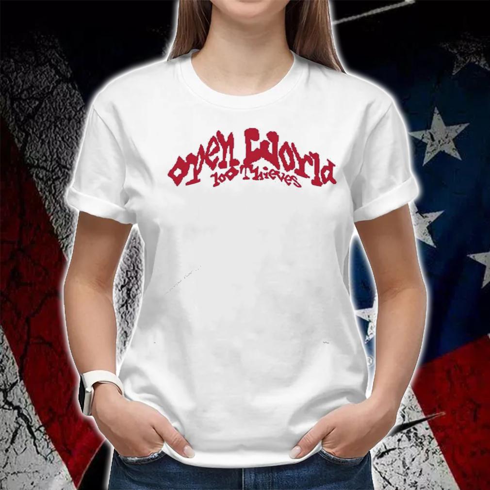100 Thieves open world shirt woman shirt