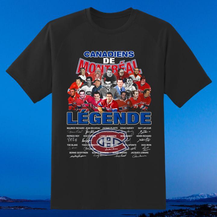 Canadiens De Montreal Legende Signatures T-Shirt