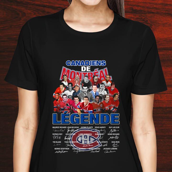 Canadiens De Montreal Legende Signatures T-Shirt womenshirt