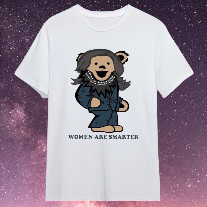 Grateful Dead Bears Kamala Harris Women Are Smarter T-Shirt
