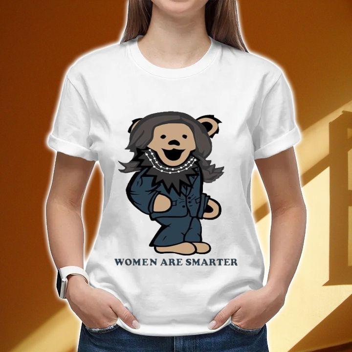 Grateful Dead Bears Kamala Harris Women Are Smarter T-Shirt womenshirt