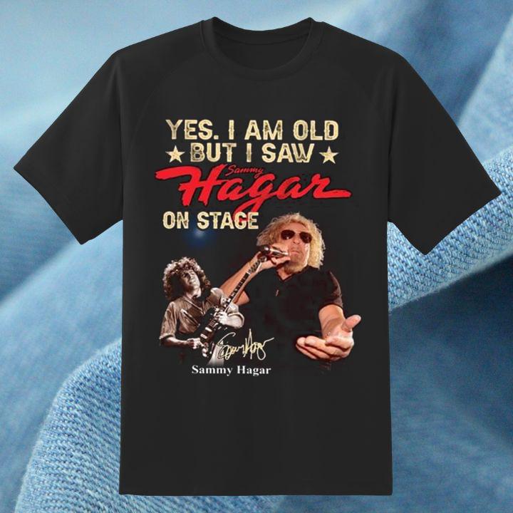 Limited Edition Sammy Hagar On Stage Signature Shirt - Must Have for Fans