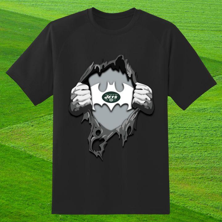 Unique Blood Inside Me New York Jets Batman Shirt - Exclusive Fan Gear