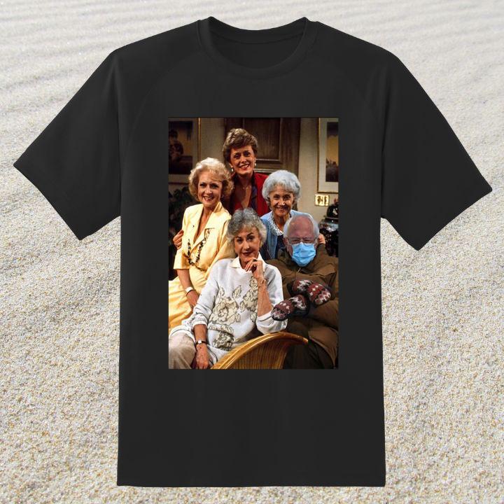 Golden Girls Bernie Sanders Mittens T-Shirt – Funny Meme Tee for Fans