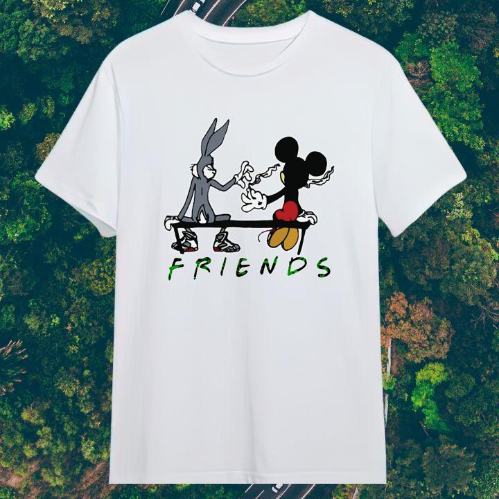 Bugs Bunny and Mickey Mouse Disney Looney Tunes T-Shirt Hoodie Sweater